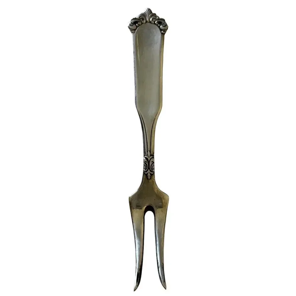 Norway Norge Collectable Souvenir Cocktail Fork 40GR Silverplate 4